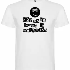 Camiseta medicación
