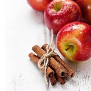 Mikado Canela y Manzana Frasco, tapón y varillas de rattan
