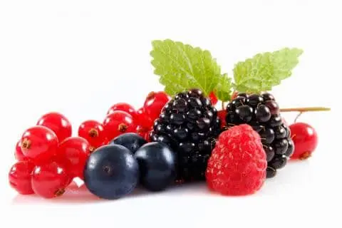 Mikado Frutos Rojos Frasco, tapón y varillas de rattan Mikado Frutos Rojos Frasco, tapón y varillas de rattan