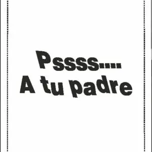 Etiqueta Pssss... A tu padre