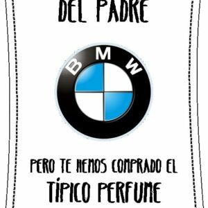 Etiqueta Perfume BMW