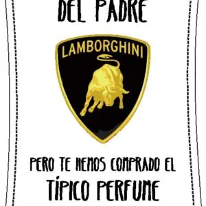 Etiqueta Perfume Lamborghini