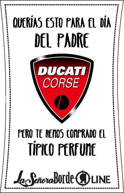 Etiqueta Perfume Ducati Etiqueta Perfume Ducati