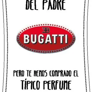Etiqueta Perfume Bugatti