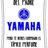 Etiqueta Perfume Yamaha