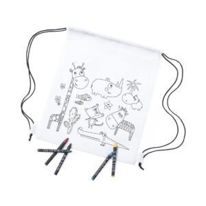 Mochila con asas para colorear Backy