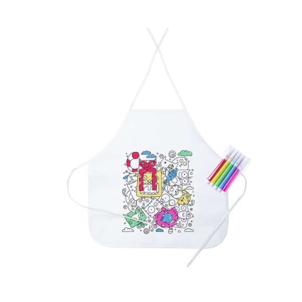Delantal para colorear Tizy
