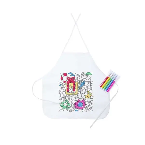 Delantal para colorear Tizy