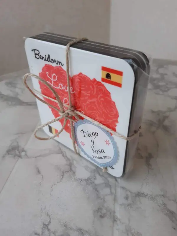 Posavasos blanco Sublimación Posavasos blanco Sublimación