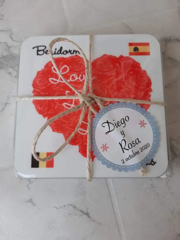 Posavasos blanco Sublimación Posavasos blanco Sublimación