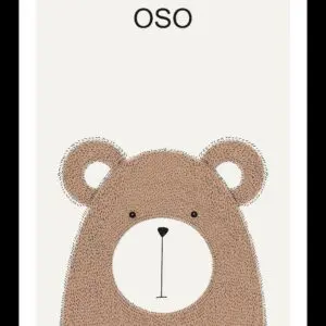 Cuadrito de Oso 25x19 cm